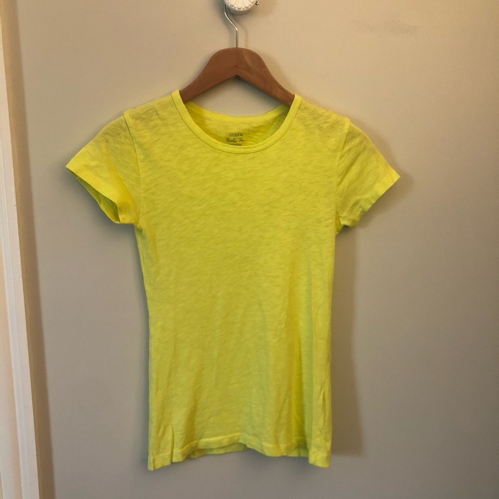 J Crew Short-Sleeve Printer Tee